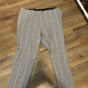 Checkered dress pants